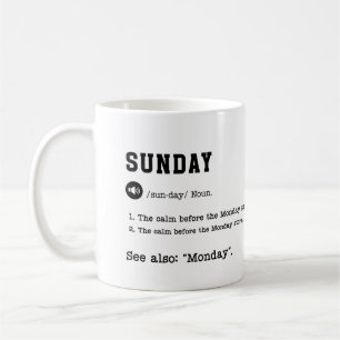 SONNTAGS-Tasse - Funny Weekend End Tasse