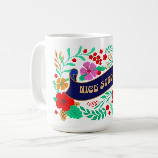 SONNTAGS-TASSE KAFFEETASSE (Vorderseite Links)