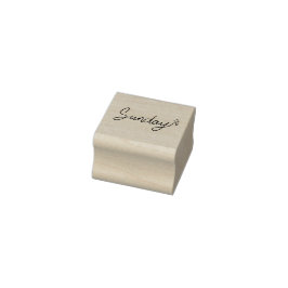 Sonntags-Wochentag-Journal-Design Gummistempel