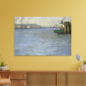 Sonntagsatmosphäre auf der Elbe Leinwanddruck (Insitu (Wohnzimmer))
