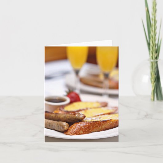 Sonntagsbrunch Karte (Vorderseite)