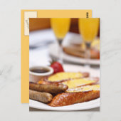 Sonntagsbrunch Postkarte (Vorne/Hinten)