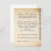 Sonntagsbrunch Zusätzliche Hochzeitskarten Einladung (Vorne/Hinten)