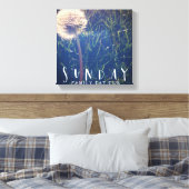 Sonntagsfamilie isst Spaß Leinwanddruck (Insitu (Schlafzimmer))