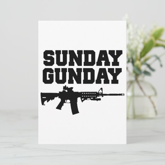 Sonntagsgewehr-T - Shirt (Stehend Vorderseite)