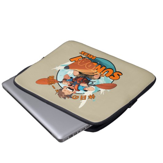 Sonntagspause | 13 Zoll Laptopschutzhülle (Vorne Knopf)