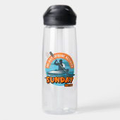 Sonntagspause | 25oz trinkflasche (Rückseite)