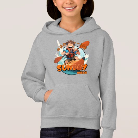 Sonntagspause | Kinder Hoodie (Vorderseite)