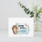 Sonntagsschule ist COOL! Postkarte (Stehend Vorderseite)