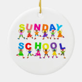 Sonntagsschule Keramikornament (Hinten)