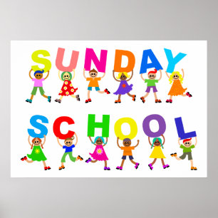 Sonntagsschule Poster