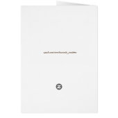 Sonntagsschullehrer Danke, Card (Hinten)