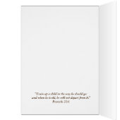 Sonntagsschullehrer Danke, Card (Innen (Links))