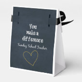 Sonntagsschullehrer Geschenkschachtel (Rückseite)