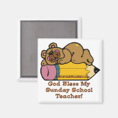 Sonntagsschullehrer Pencil Magnet (Vorderseite/Rückseite)