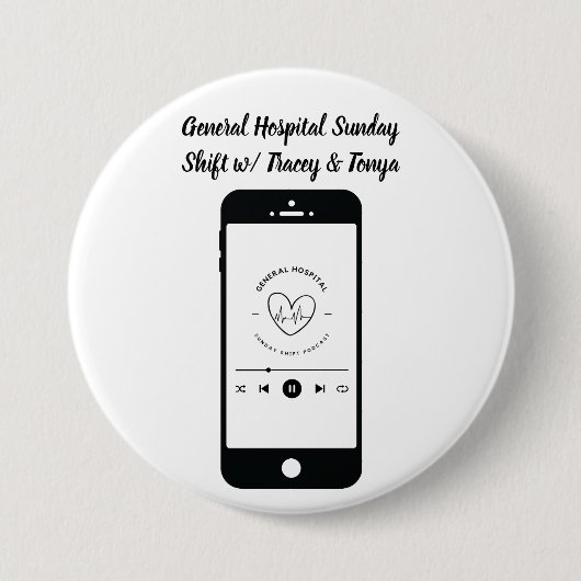 Sonntagsshift-Knopf Button (Vorderseite)
