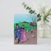 Sonntagsspaziergang Postkarte (Stehend Vorderseite)