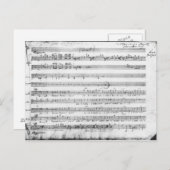 Sonntagsvespers, 1779 postkarte (Vorne/Hinten)