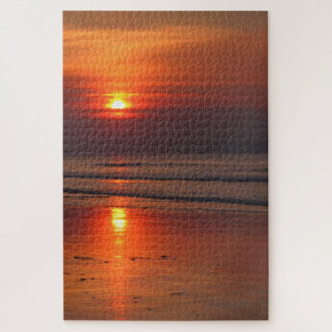 Sonnuntergang am brennenden Strand - 20x30 - 1014 Puzzle