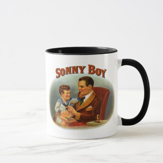 Sonny Boy Cigar Label Tasse (Rechts)
