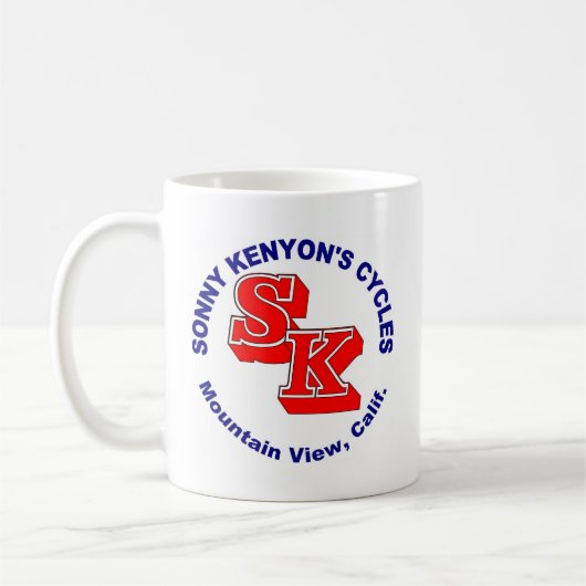 Sonny Kenyon fährt Logo rad Kaffeetasse (Links)