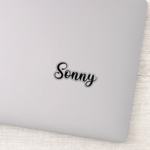 Sonny Name - Handgeschriebene Kalligrafie Aufkleber