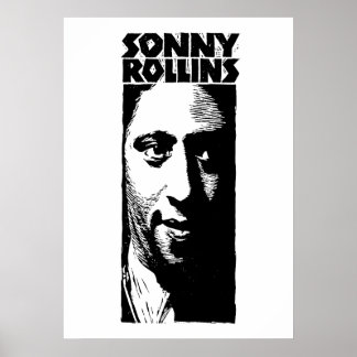 Sonny Rollins Illustriert Poster