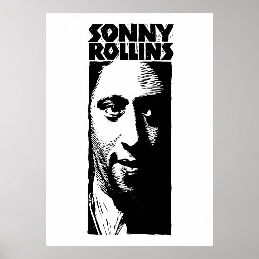 Sonny Rollins Illustriert Poster (Vorne)