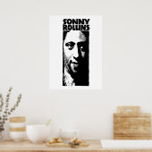 Sonny Rollins Illustriert Poster (Küche)