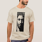 Sonny Rollins Illustriert Print T-Shirt (Vorderseite)