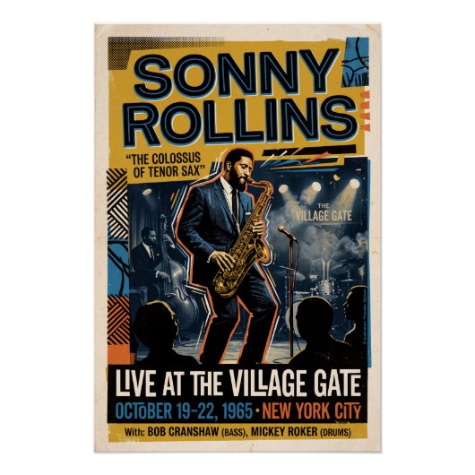 Sonny Rollins Poster (Vorderseite)