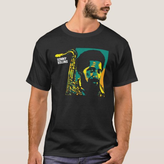 Sonny rollins. Walter Theodore Rollins v.2 T-Shirt (Vorderseite)