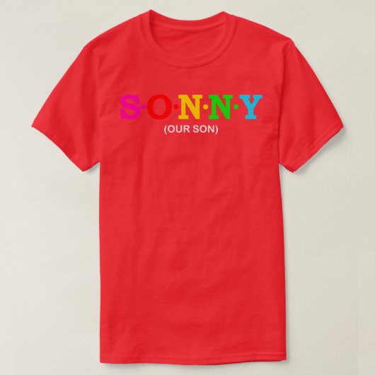 Sonny Unser Sohn T-Shirt (Design vorne)