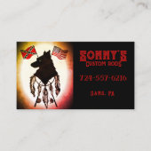 Sonny's Custom Rods Visitenkarte (Vorderseite)