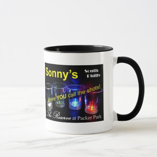 Sonnys SüdPhilly zwei Ton-Kaffee-Tasse Tasse (Rechts)