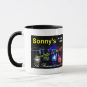 Sonnys SüdPhilly zwei Ton-Kaffee-Tasse Tasse (Links)