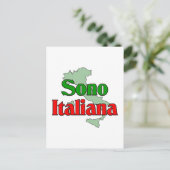 Sono Italiana Postkarte (Stehend Vorderseite)