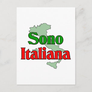 Sono Italiana Postkarte