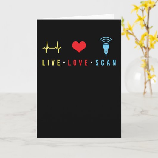 Sonograf-Geschenk Karte (Gelbe Blume)