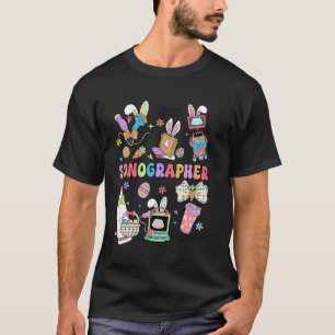 Sonograf Oster Tages Ultraschall Tech Hase Ostern T-Shirt