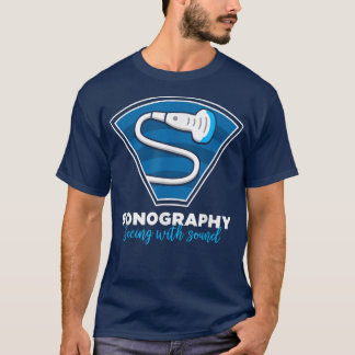 Sonografisches Geschenk mit Sound-Ultraschallograp T-Shirt