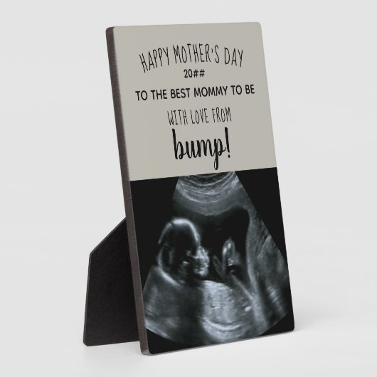 Sonogram Foto Best Mommy to Be from Bump Fotoplatte (Seite)