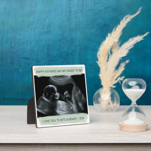 Sonogram Foto Daddy to Be I Liebe Sie bereits Fotoplatte (InSitu)