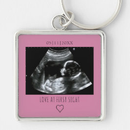 Sonogram Picture Foto Geschenk Baby Ultrasound Pin Schlüsselanhänger