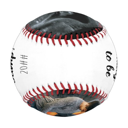 Sonogram Schwangerschaft Foto Dadto be Baseball (Vorderseite)