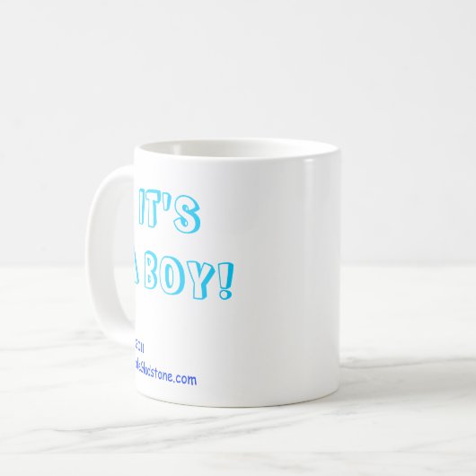 Sonogramkarikatur Tasse 11p (Vorderseite Links)