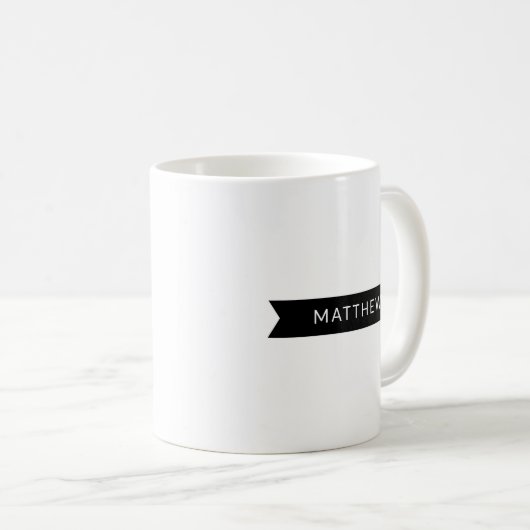 Sonogramm-Individuelle Name-Foto des ersten Vaters Kaffeetasse (VorderseiteRechts)