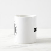 Sonogramm-Individuelle Name-Foto des ersten Vaters Kaffeetasse (Mittel)