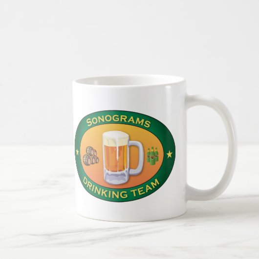 Sonograms, die Team trinken Kaffeetasse (Rechts)