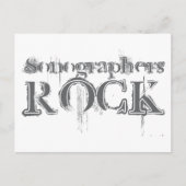 Sonographen Rock Postkarte (Vorderseite)